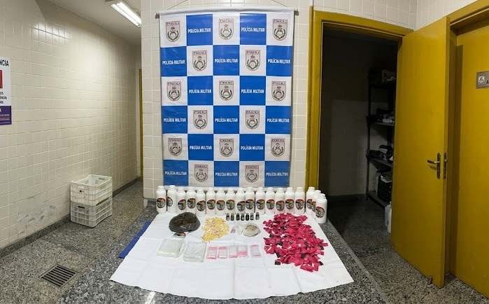 Operação da PM apreende drogas sintéticas, cocaína e skank em Cabo Frio