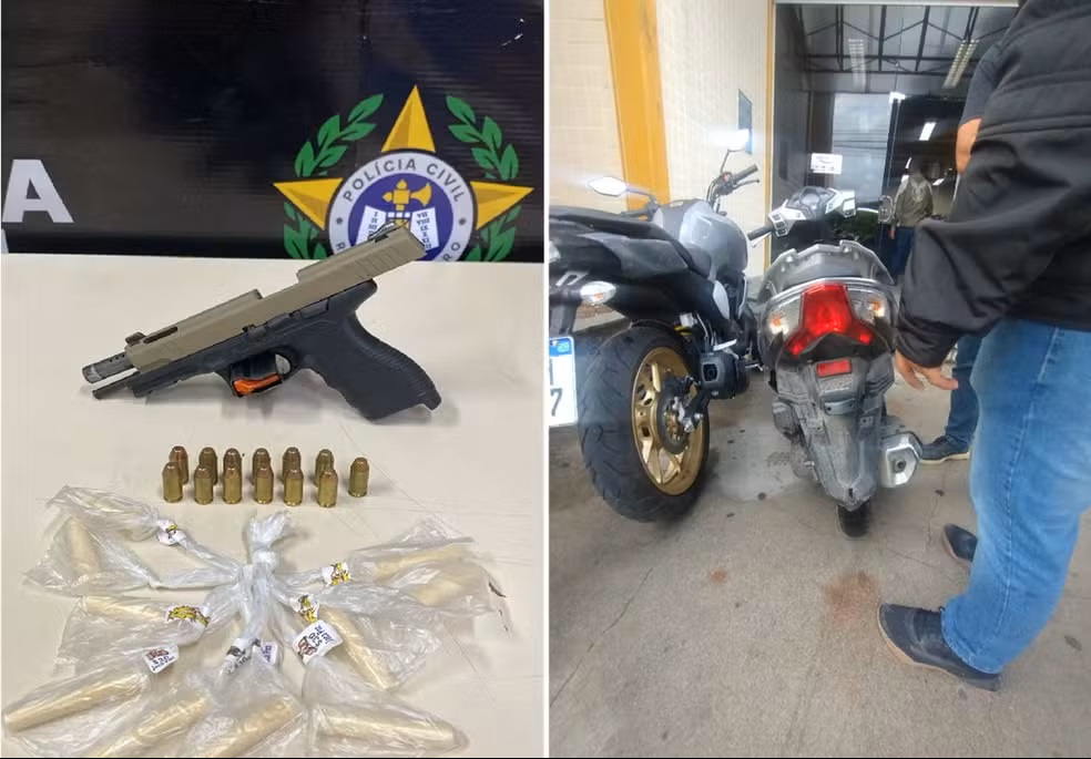 Polícia Civil e Guarda Municipal apreendem arma e entorpecentes em Cabo Frio