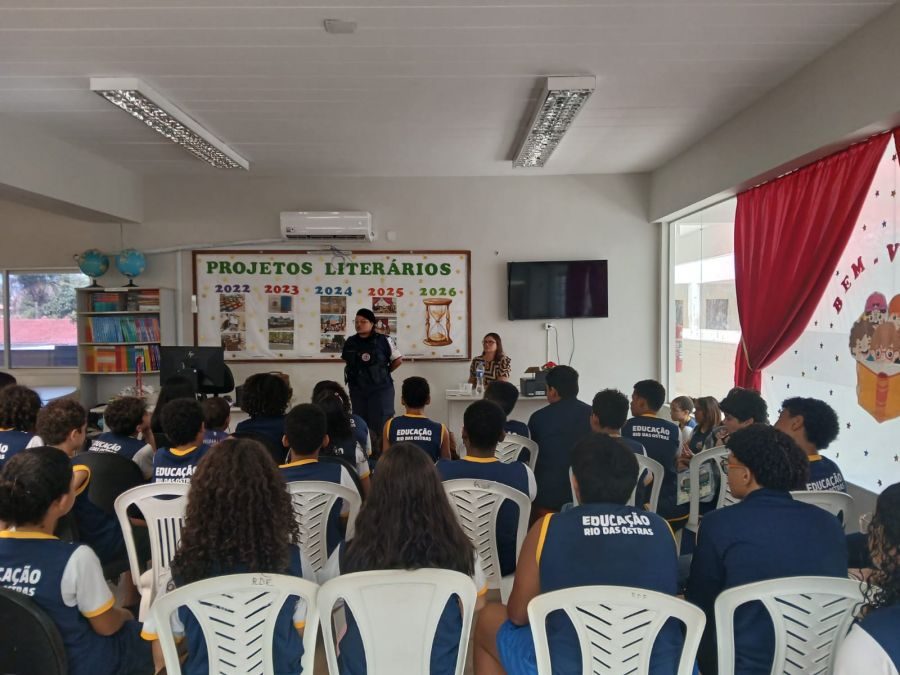 Segurança Pública promove palestras em escolas de Rio das Ostras