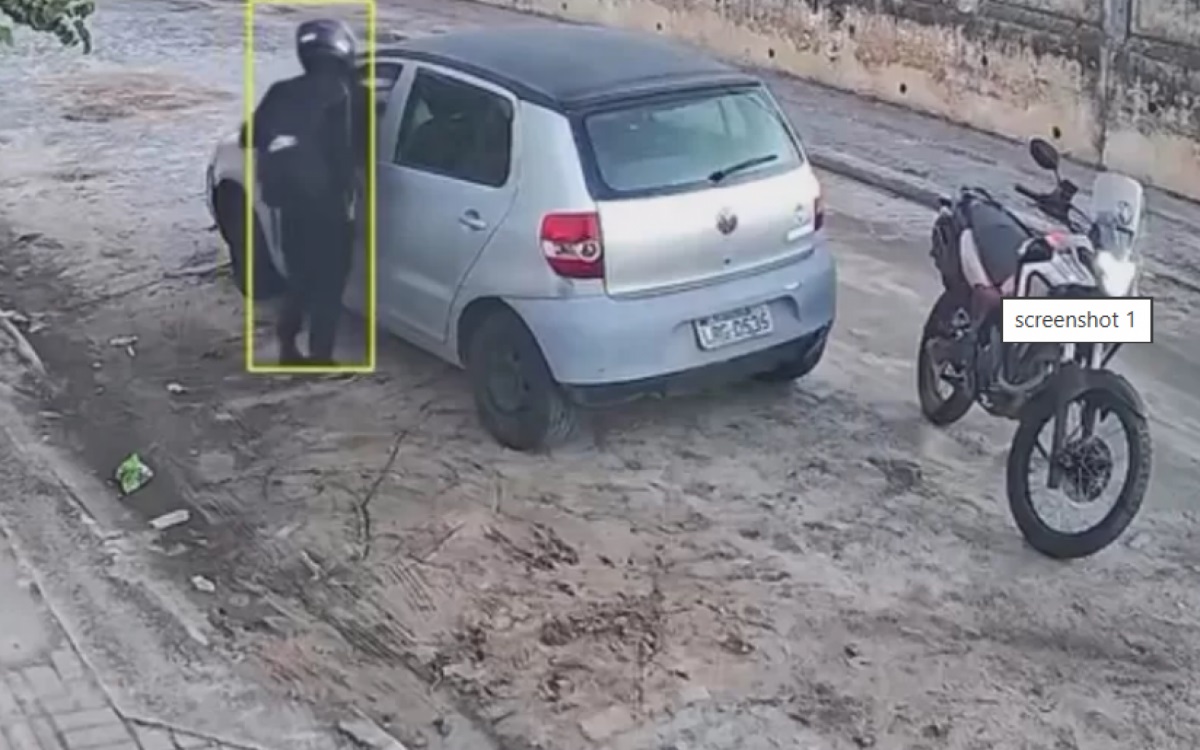 Criminoso em motocicleta assalta motorista e gera preocupação entre moradores em Cabo Frio