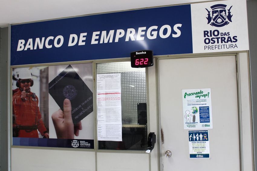 Rio das Ostras disponibiliza 559 oportunidades de trabalho por meio do Banco de Empregos